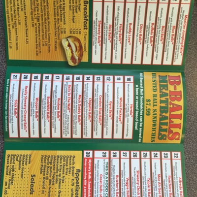 Menu photo 1 B-Balls Meatballs Suffern, NY