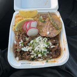 Birria plate Birria plate