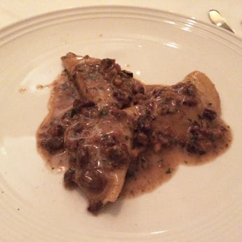 Michael's On Naples - Mezza Luna: stuffed with rabbit and topped with pistachios - Italian Near Me - Long Beach, California