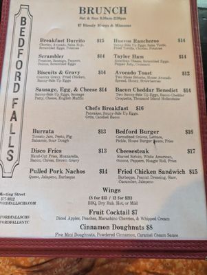 Menu photo 7 Bedford Falls - Charleston Charleston, SC