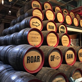 Guinness Storehouse - Barrels of beer - Breweries Near Me - Dublin, D