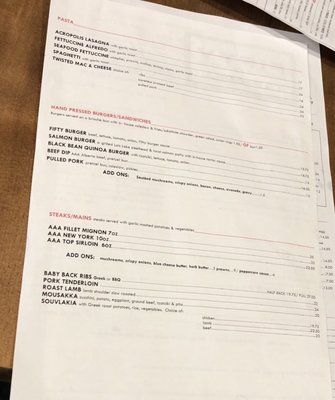 Menu photo 4 Fifty Parallel Tap & Grill Campbell River, BC