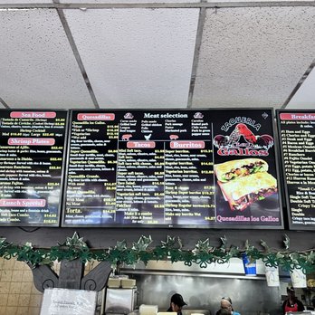 Taqueria Los Gallos  - Menu as of May 2026 - Mexican Near Me - Newark, California