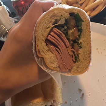 Noon Cafe - Mortadella sandwich  Cold Cut Beef Mortadella - Pizza Near Me - Kirkland, Washington