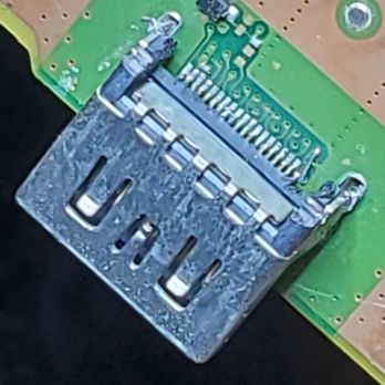 Jdempire Electronics - Hdmi Port replacement, client pushed it too hard it moved the plastic base - Video Game Stores Near Me - Orlando, Florida