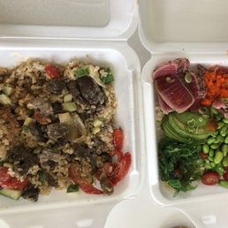 Steak bowl and Tuna bowl (WHAT I GOT TODAY!)