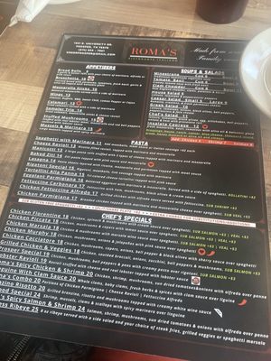 Menu photo 4 Roma's Italian Restaurant Prosper, TX Menu photo 4 Roma's Italian Restaurant Prosper, TX