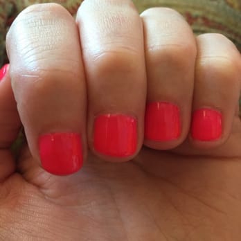 AA Nails Spa - Still loving my gel mani three days later. I got a similar color on my toes and it looks great! - Day Spas Near Me - New York, New York