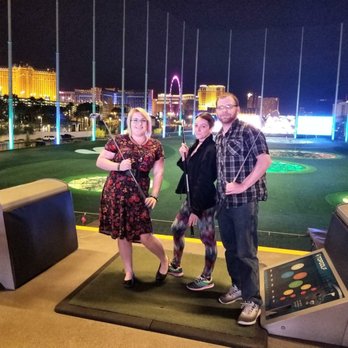 Topgolf - Amazing nighttime view of the strip from the 3rd floord - Golf Near Me - Las Vegas, Nevada