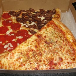 two slices of pizza in a box two slices of pizza in a box