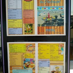 La Guinguette - Le menu...