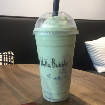 Hella Bubble - Matcha red bean smoothie with ice cream! - Bubble Tea Near Me - Houston, Texas Hella Bubble - Matcha red bean smoothie with ice cream! - Bubble Tea Near Me - Houston, Texas