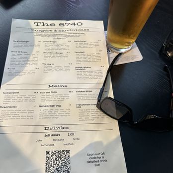 The 6740 - Menu - American Near Me - Whittier, California The 6740 - Menu - American Near Me - Whittier, California