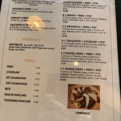Yori Time - The Taste of Korea - Menu