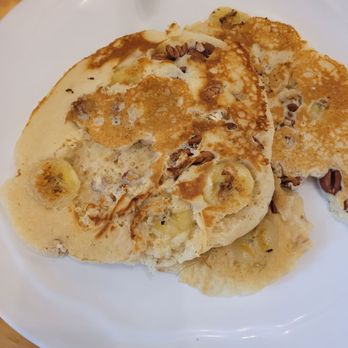 The Hen and The Hog - Banana nut pancakes - Breakfast & Brunch Near Me - Pompano Beach, Florida The Hen and The Hog - Banana nut pancakes - Breakfast & Brunch Near Me - Pompano Beach, Florida