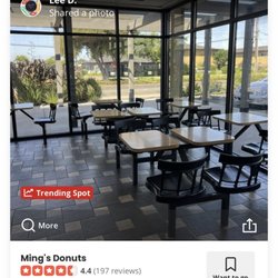 Ming's Donuts - 10/10/26 FYI. Yelp feed.