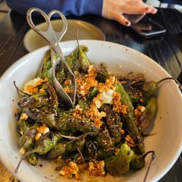 Shishito peppers appetizer Shishito peppers appetizer