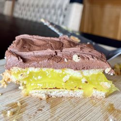 Rocco's Pastry Shop - Chocolate lemon bar