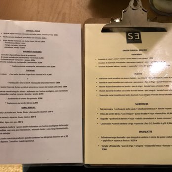 Santa Eulalia - Breakfast and brunch menus Nov 2018 - Desserts Near Me - Madrid, M