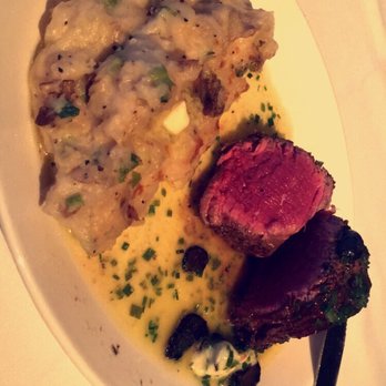 Del Frisco's Double Eagle Steakhouse - Filet 8 oz with potatoes - Seafood Near Me - Boston, Massachusetts Del Frisco's Double Eagle Steakhouse - Filet 8 oz with potatoes - Seafood Near Me - Boston, Massachusetts