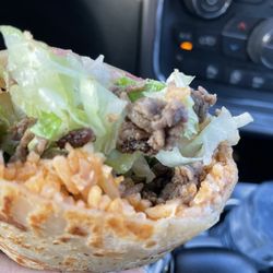 Taco Cat - Carne asada burrito was okay