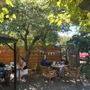 Olga Rising - Outdoor seating out back - Breakfast & Brunch Near Me - Eastsound, Washington Olga Rising - Outdoor seating out back - Breakfast & Brunch Near Me - Eastsound, Washington