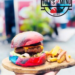 Tuly’s Menu - Tuly burger with veggie fries