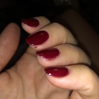 Biagio II Nail & Spa - More dip powder left on my skin and one of the edges are see through and not filled in completely. - Nail Salons Near Me - Phoenix, Arizona