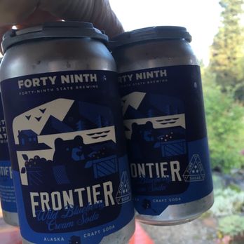 49th State Brewing - Ted Stevens - delicious blueberry soda - Brewpubs Near Me - Anchorage, Alaska