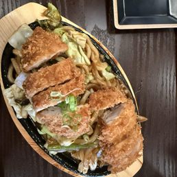 Chicken Katsu Yaki Udon Chicken Katsu Yaki Udon