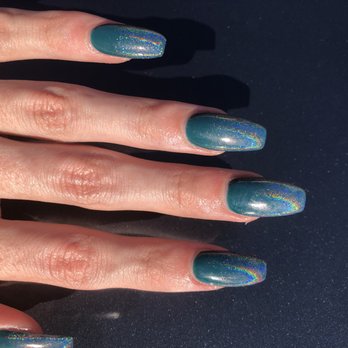 Redondo 7 Nails - Full set ombré chrome - Nail Salons Near Me - Long Beach, California