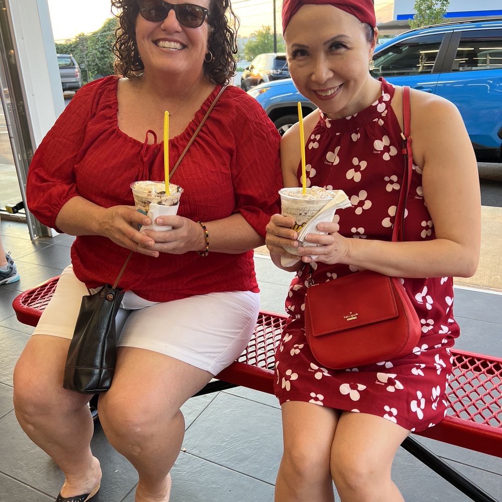 We had Nutty Waffle Crunch Concrete and BootDaddy Concrete. Yummy! We had Nutty Waffle Crunch Concrete and BootDaddy Concrete. Yummy!