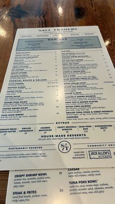 Menu photo 1 Salt Traders Zilker Austin, TX