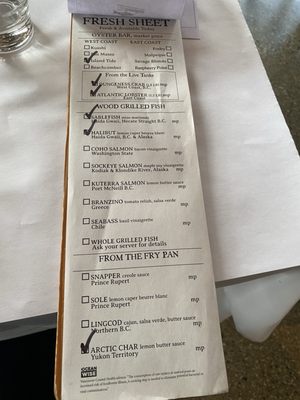 Menu photo 5 The Sandbar Seafood Restaurant Vancouver, BC Menu photo 5 The Sandbar Seafood Restaurant Vancouver, BC