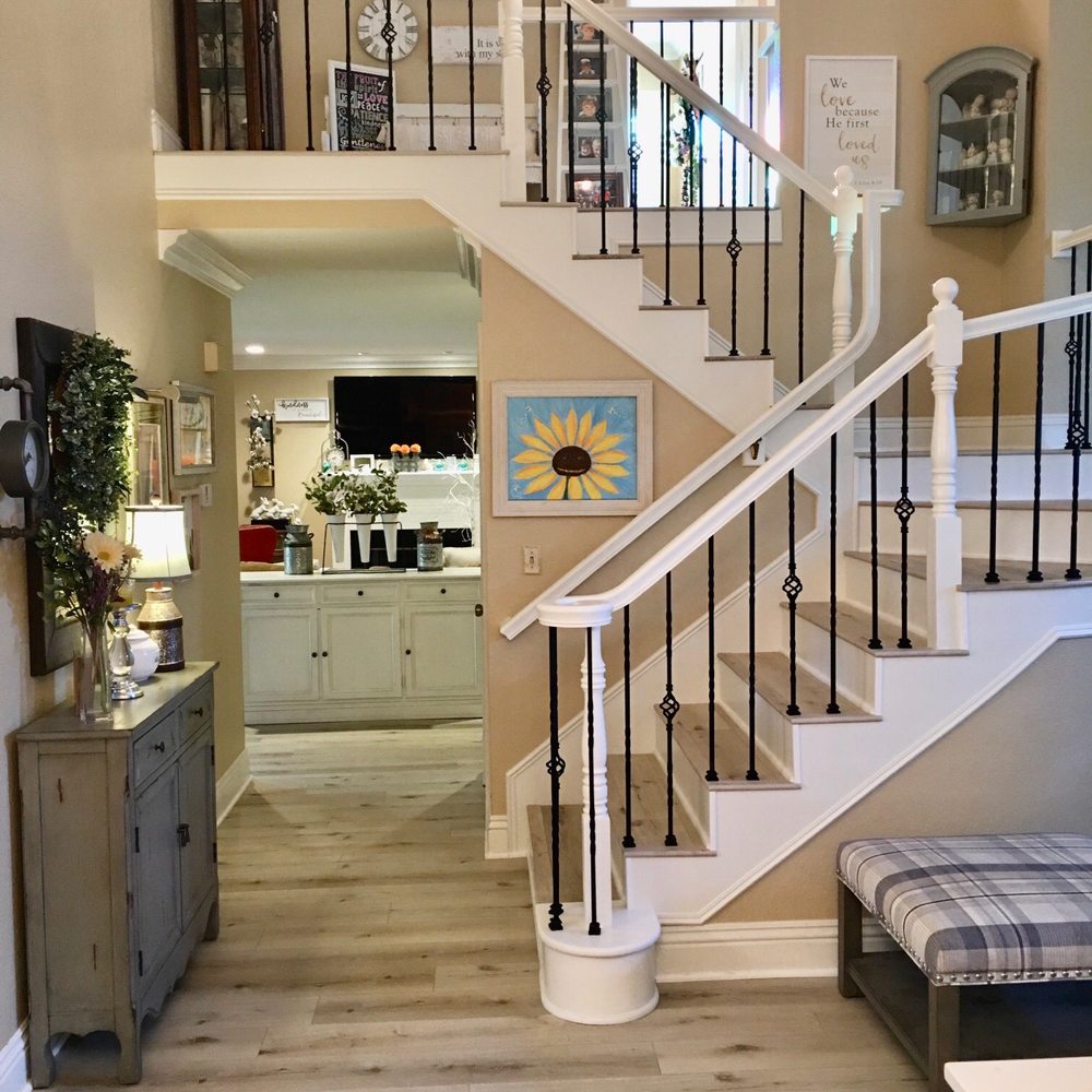 Diamond Flooring - a staircase in a home - Flooring Near Me - Diamond Bar, California