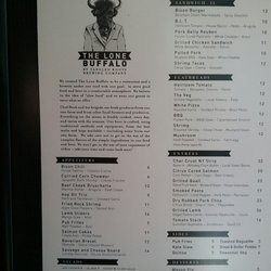 Tangled Roots Brewing Company - The restaurant menu.  Highly recommend the Bavarian Bretzel.
