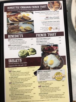 Menu photo 2 Farm House Cafe Frontenac, KS