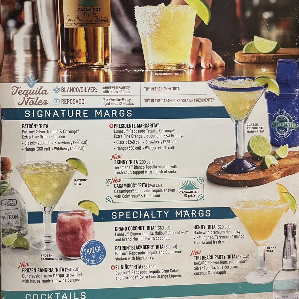 Chili's - Menu 12/20/2023 - Tex-Mex Near Me - Manteca, California