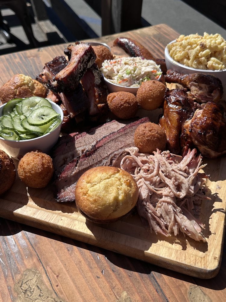 Food from Max City BBQ