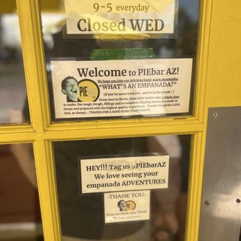 PIEbar AZ - On the front door. - Coffee & Tea Near Me - Strawberry, Arizona