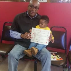 A Touch of Luv Barber & Beauty Salon - 1st Haircut certificate