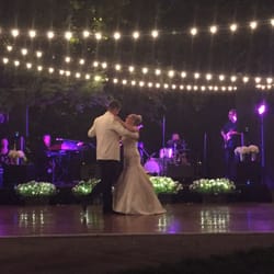 Ashley and The Cosmos - You can see the band setup here during our first dance
