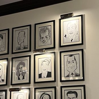 Petterinos - caricatures on the walls of famous people - American Near Me - Chicago, Illinois