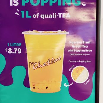 Chatime - Creative words: Quali- TEA 1 LITRE $8.79 - Bubble Tea Near Me - Surrey, British Columbia
