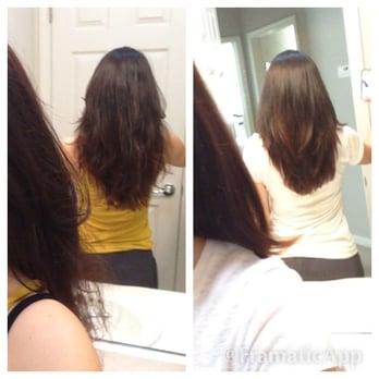 Reflections Hair Designs - U shape cut with layers :) - Hair Salons Near Me - Fremont, California Reflections Hair Designs - U shape cut with layers :) - Hair Salons Near Me - Fremont, California