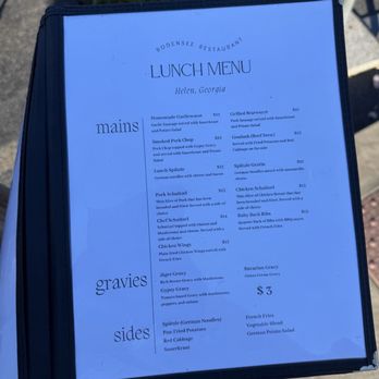 Bodensee Restaurant - German Near Me - Helen, Georgia