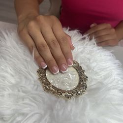 Builder Gel with Gel Manicure by Belen  I'm in love with my nails, Belen did great !