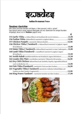 Menu photo 8 Swades Neuss, NW Menu photo 8 Swades Neuss, NW