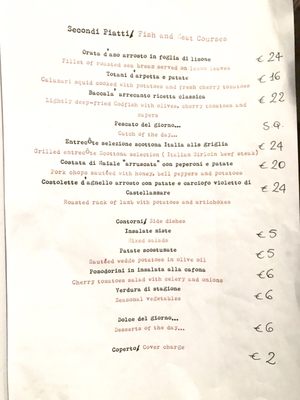 Menu photo 4 Taverna degli Apostoli Amalfi, SA