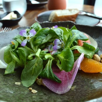 Sierra Mar - Radish salad, greens, citrus, hazelnuts. Course 1 of 3. - New American Near Me - Big Sur, California Sierra Mar - Radish salad, greens, citrus, hazelnuts. Course 1 of 3. - New American Near Me - Big Sur, California